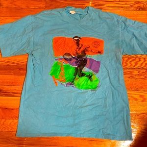 Vintage Sonaka Brand Neon Tennis Retro T-Shirt